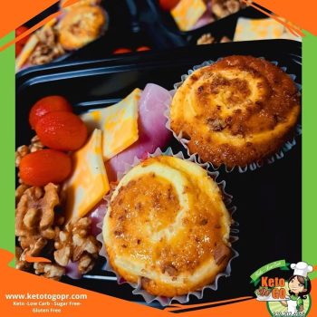 Muffins de vainilla y queso