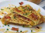 Omelette de bacon y queso