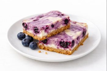 Blueberry cheesecake bars