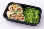 Chicken and Shrimp ranch wrap