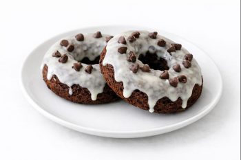 Donas de chocolate con glaze de vainilla