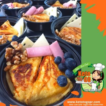 Pancakes de queso crema