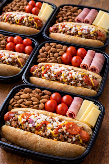 Hot Dog Nathan's en pan Keto con todo