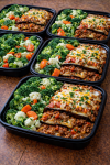 Lasagna de berenjena con carne molida