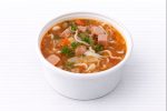 Shirataki noodles con jamón