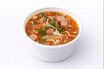 Shirataki noodles con jamón