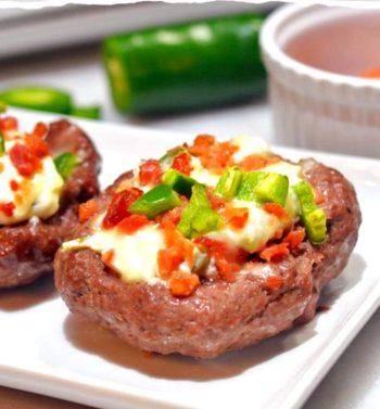 Bunless milanesa cheeseburger