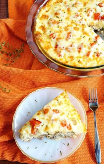 Cheeseburger pie