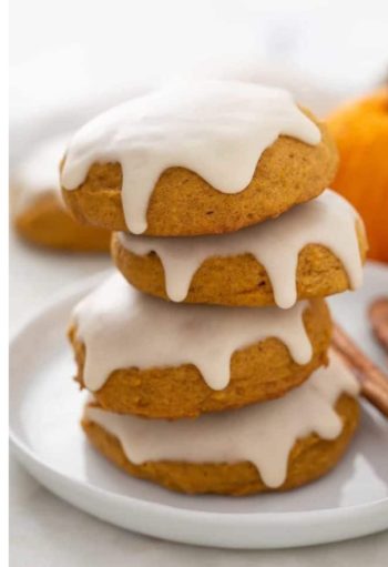 Ginger cookies con glaze de cinnamon