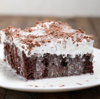 Tres leche de chocolate