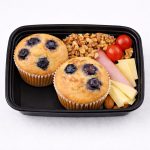 Blueberry and vanilla muffins